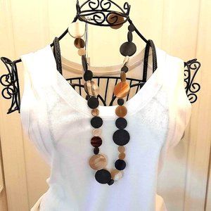 Faire Lunar Necklace, 28" w/Extender. via Stitch Fix. New in Box with Tags.